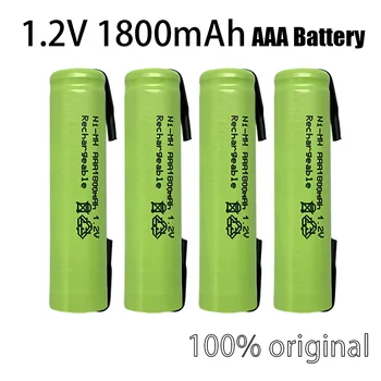 Новый 100% Оригинальный AAA 1800mAh 1.2V Качественная Ni-MH Аккумуляторная Батарея 1.2V Аккумуляторная Батарея 3A Baterias