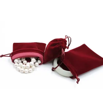 Оптовая продажа 500 шт. /лот, разные цвета, маленькие ювелирные изделия, бархатная сумка на шнурке, сумка для упаковки очков с пользовательским логотипом