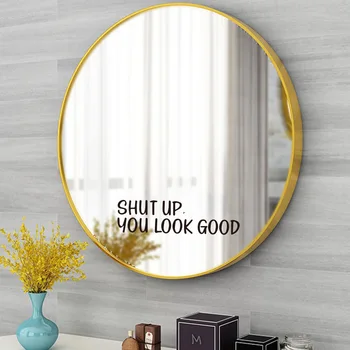 Оригинальность Русский Вы хорошо выглядите зеркальные наклейки гостиная спальня ванная комната фон украшение стены настенная паста