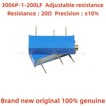 Оригинальный 3006P-1-200LF 3006P-1-200 20Ω ± 10% ± 100ppm/℃ Прецизионное регулируемое сопротивление потенциометра 3006