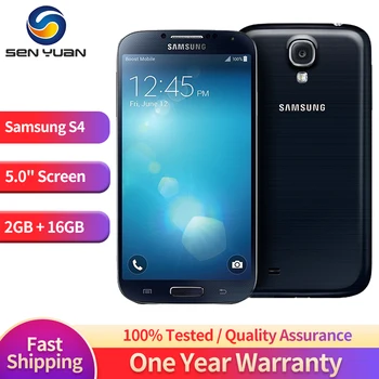 Оригинальный Samsung Galaxy S4 I9500 I9505 3G Мобильный телефон 5,0 