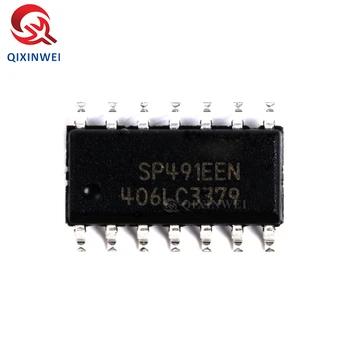 Оригинальный патч SP491EEN-L TR чип-трансивер RS485 Full Duplex SOP-14