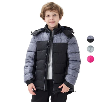 От 4 до 9 лет, пальто для мальчиков и девочек, утепленные куртки с хлопковой подкладкой для мальчиков и девочек, парки с капюшоном до -30 градусов, спортивная ветрозащитная верхняя одежда