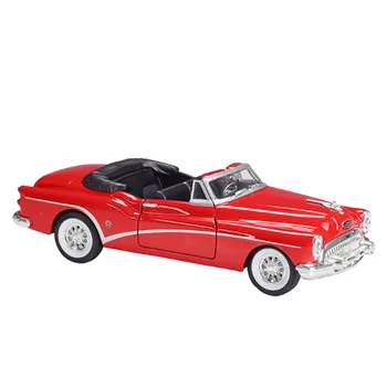 Отлитый под давлением WELLY 1:24 1953 Винтажный автомобиль Buick из красного сплава 1953 года, готовая модель, сувениры, игрушки из ностальгической коллекции