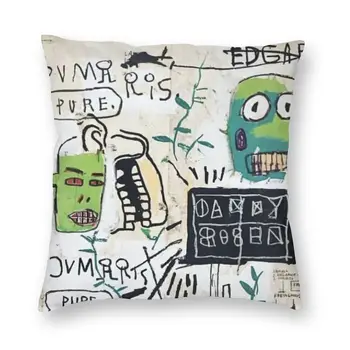 Персонализированный Жан Мишель Баскиа The Pure Pillow Cover Decoration Подушка Csae с абстрактным граффити для дивана