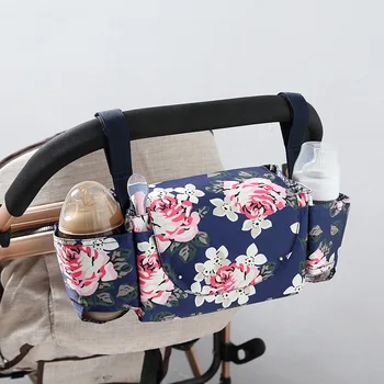 Подвесная сумка для коляски, подвесная сумка для детской коляски, универсальная сумка для хранения аксессуаров, многофункциональная, водонепроницаемая и портативная