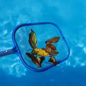 Портативные Сверхмощные Скиммерные сетки для бассейнов Мелкоячеистая Прочная Пластиковая Рама Эффективно очищает бассейны от мелкого мусора листьев и частиц