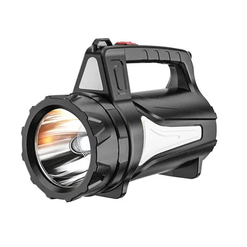 Портативный светодиодный фонарик, перезаряжаемый через USB, водонепроницаемый ручной фонарь, светодиодные фонари для кемпинга на открытом воздухе, пеших прогулок