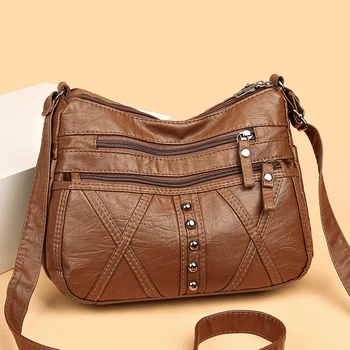 Роскошные кожаные сумки, женские сумки, дизайнерские высококачественные сумки через плечо для женщин 2022, простая брендовая женская трендовая сумка