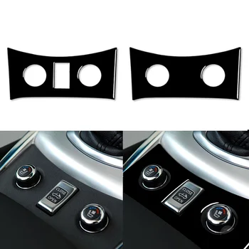 Ручка коробки переключения передач центрального управления, панель кнопок, наклейка из углеродного волокна для Infiniti G37 2010-2013 Q60 2014-2015 Автомобильные аксессуары