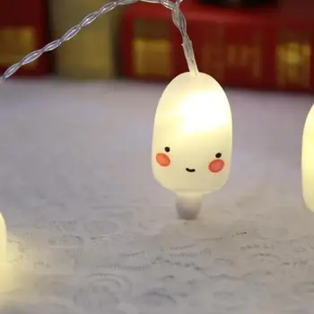 Светодиодные новые симпатичные фонарики для украшения батарейного отсека в виде шариков