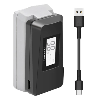 Светодиодный цифровой дисплей, адаптер QC3.0, зарядное устройство, USB-адаптер для зарядки с зарядным кабелем для дрона DJI Mavic Mini 2