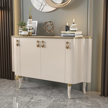 Современный минималистичный шкафчик для гостиной, легкое роскошное украшение, домашний обеденный боковой шкаф, шкаф-перегородка для входа в виллу.