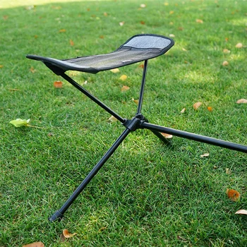 Уличный складной стул Скамеечка для ног Портативное кресло с откидной спинкой Телескопический удлинитель для ног Комплект Moon Chair