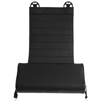 Универсальная автомобильная кожаная подставка для ног, удлинительный коврик, Кожаная подушка для ног, наколенник с эффектом памяти, черный