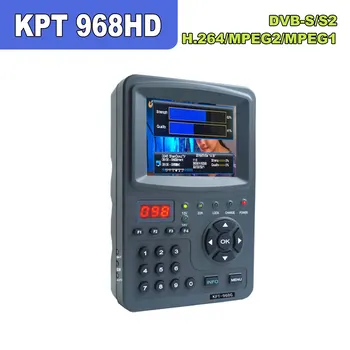 Цифровой Спутниковый Искатель KPT 968HD Метр 3,5 TFT LED DVB-S2 DVB-S Sat Finder MPEG-4 1080P Full HD Портативный Спутниковый Искатель KPT-968G