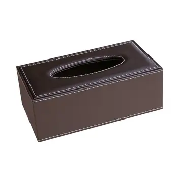 Чехол для коробки для салфеток из искусственной кожи, держатель для туалетной бумаги, чехол для домашней коробки