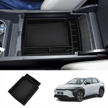 Ящик для хранения центрального Подлокотника автомобиля Toyota Bz4X 2022 2023, Органайзер для центральной консоли, Держатель Контейнеров A